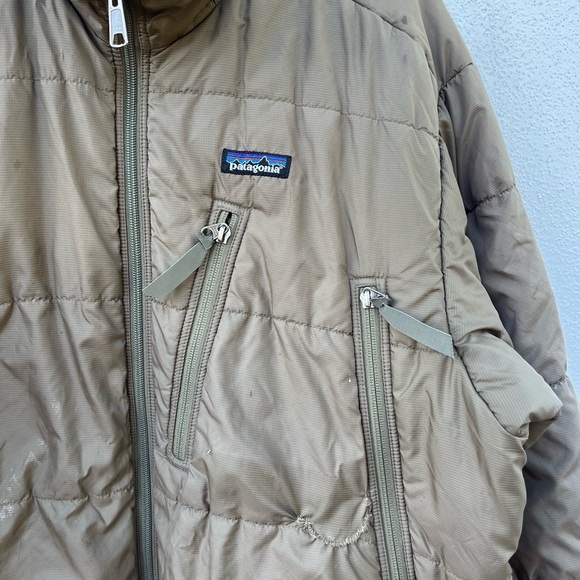 Khaki Sage 2001 Men's Patagonia Down Puffer Jacket (Large) - Picture 3 of 9